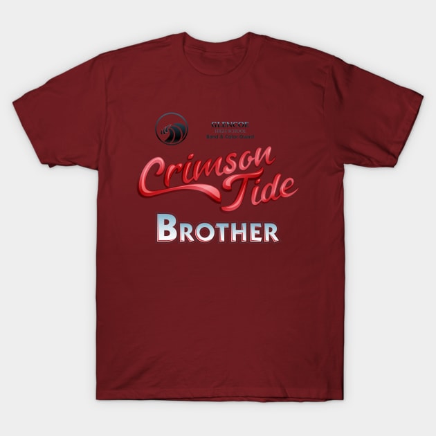 Crimson Tide brother T-Shirt by GlencoeHSBCG